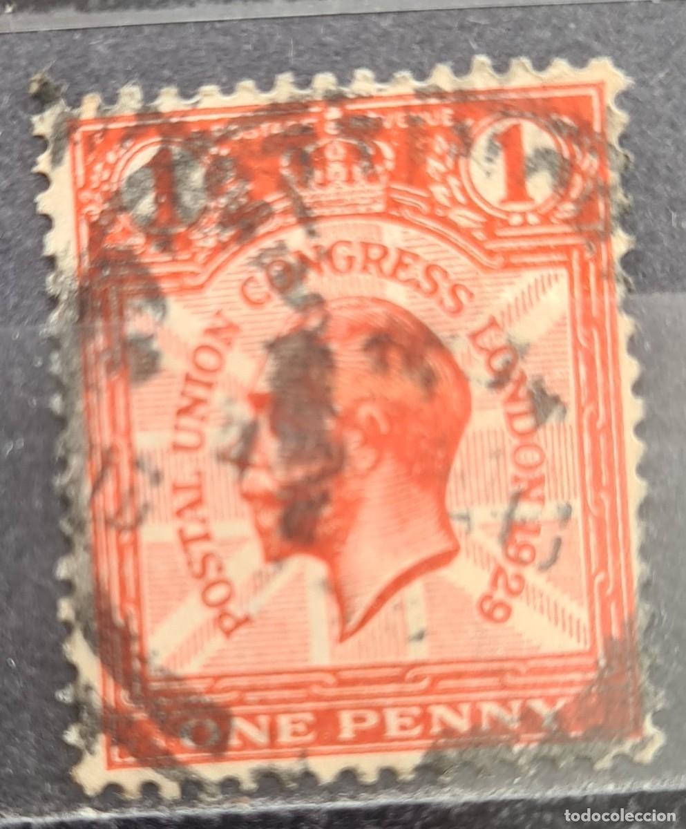 Sellos: Sello usado de Gran Breta&ntilde;a 1929: IX Congreso de la UPU en Londres