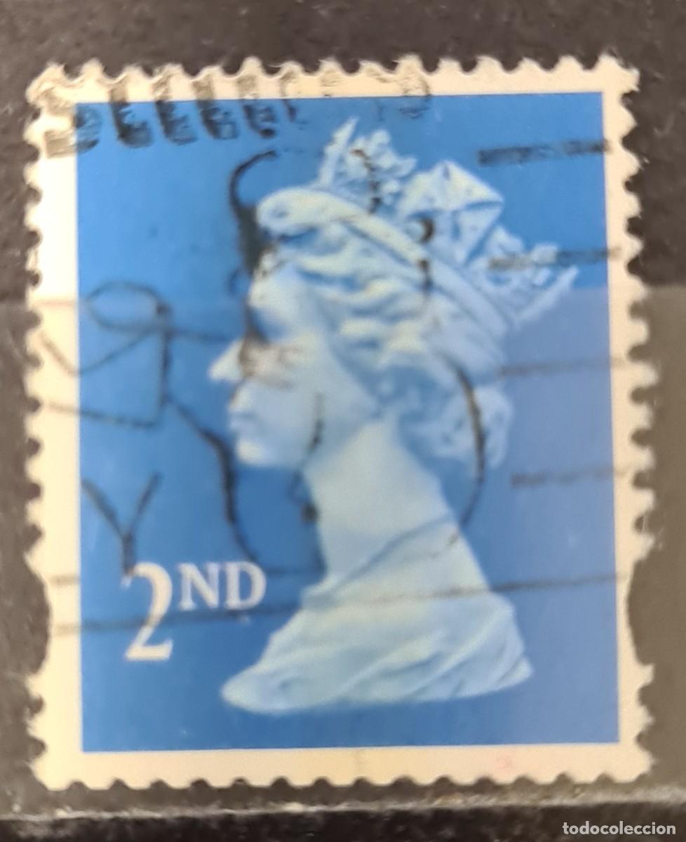 Sellos: Sello usado de Gran Breta&ntilde;a 1989: cambio de tarifas