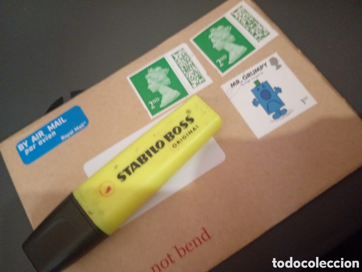 Sellos: Sobre franqueado Gran Breta&ntilde;a