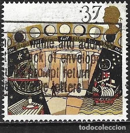 Sellos: Gran Breta&ntilde;a 1990 - Mi 1299 - YT 1493 - Astronom&iacute;a : Stonehenge