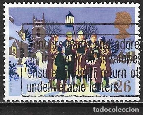 Sellos: Gran Breta&ntilde;a 1990 - Mi 1302 - YT 1496 - Navidad