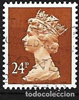 Sellos: Gran Breta&ntilde;a 1991 - Mi 1357C - YT 1563 - Reina Isabel II