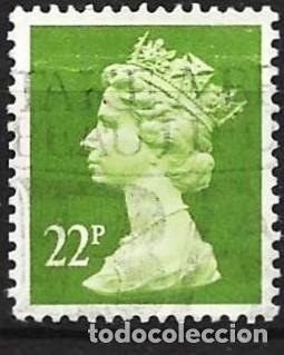 Sellos: Gran Breta&ntilde;a 1984 - Mi 1004C - YT 1142 - Reina Isabel II ( Dentado 15 x 14 y sin f&oacute;sforos )