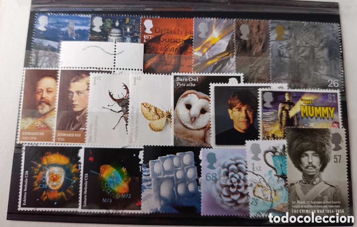 Sellos: Lote de sellos usados Gran Breta&ntilde;a UK Reino Unido