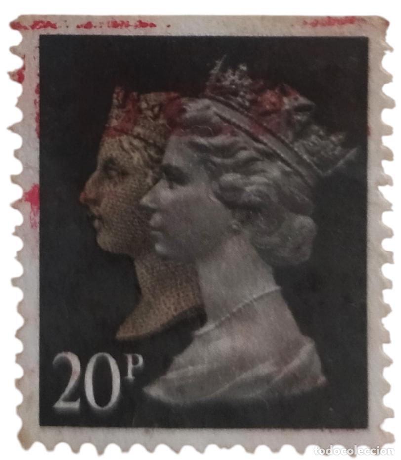 Sellos: GRAN BRETA&Ntilde;A 1990 Reinas Isabel II y Victoria. USADO.