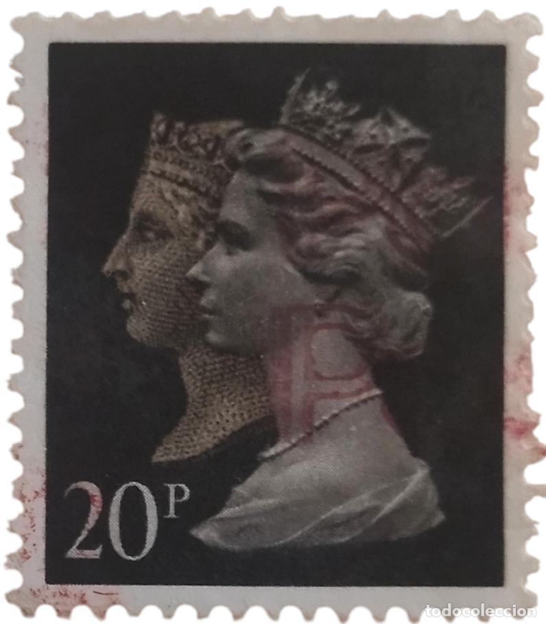 Sellos: GRAN BRETA&Ntilde;A 1990 Reinas Isabel II y Victoria. USADO.