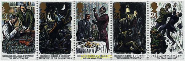 Sellos: 5955 MNH GRAN BRETA&Ntilde;A 1993 SHERLOCK HOLMES
