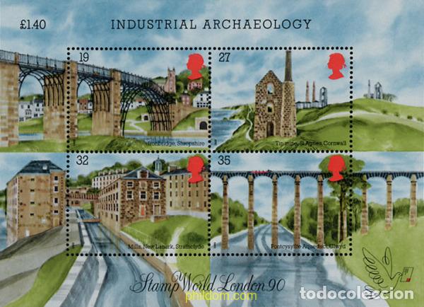 Sellos: 59808 MNH GRAN BRETA&Ntilde;A 1989 ARQUITECTURA INDUSTRIAL