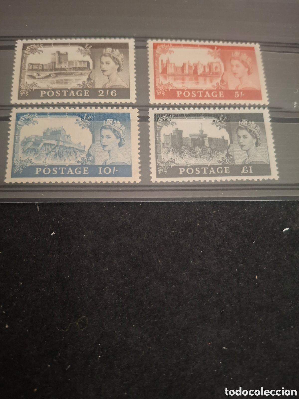 Sellos: Gran Breta&ntilde;a Isabel II 351/354 YVERT