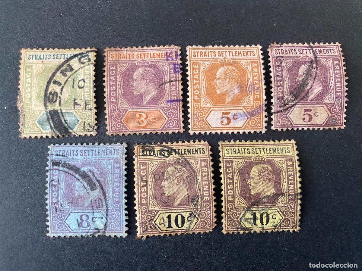 Sellos: Gran Breta&ntilde;a, Colonias del Estrecho