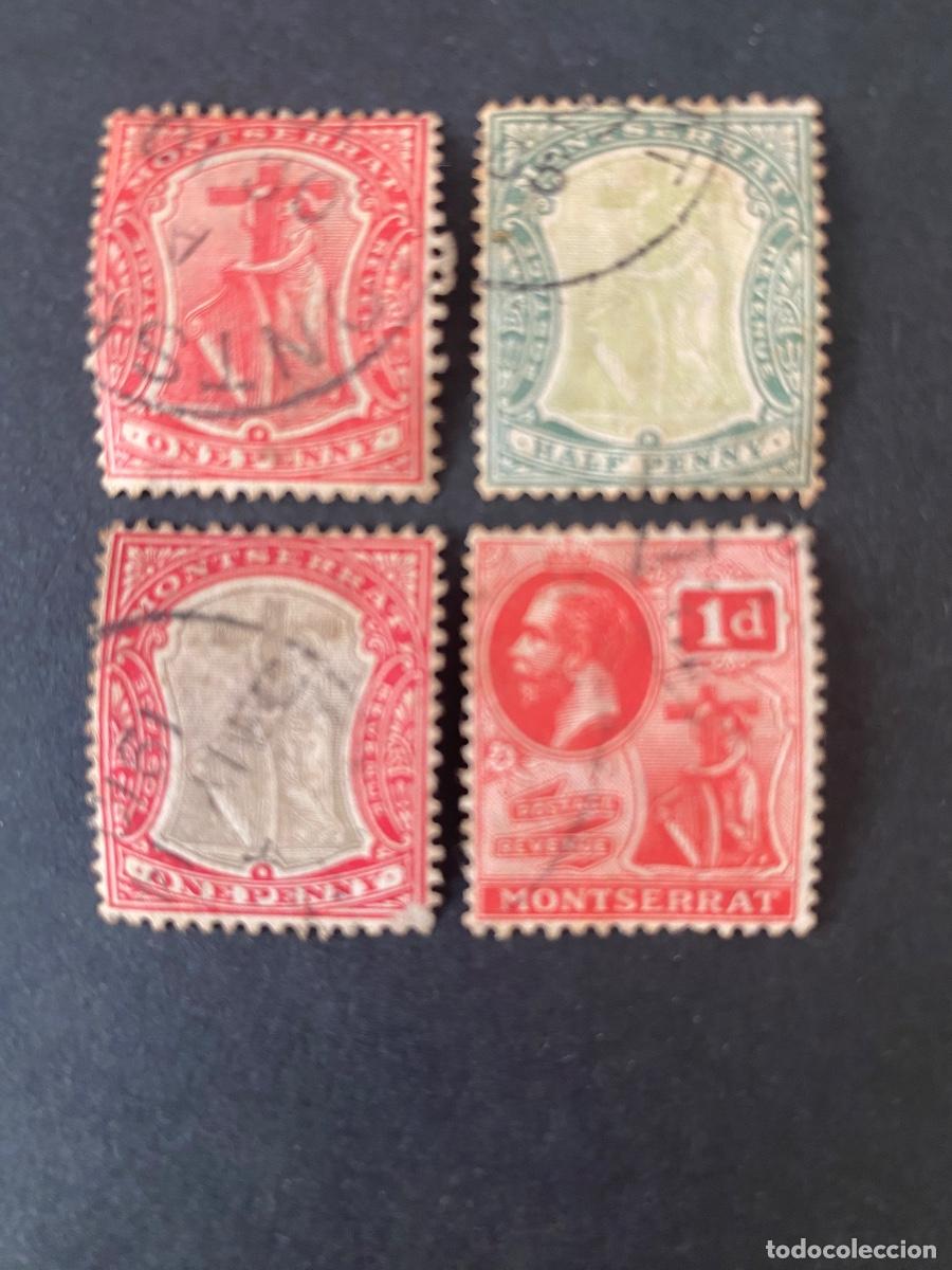 Sellos: Gran Breta&ntilde;a, sellos antiguos de Montserrat