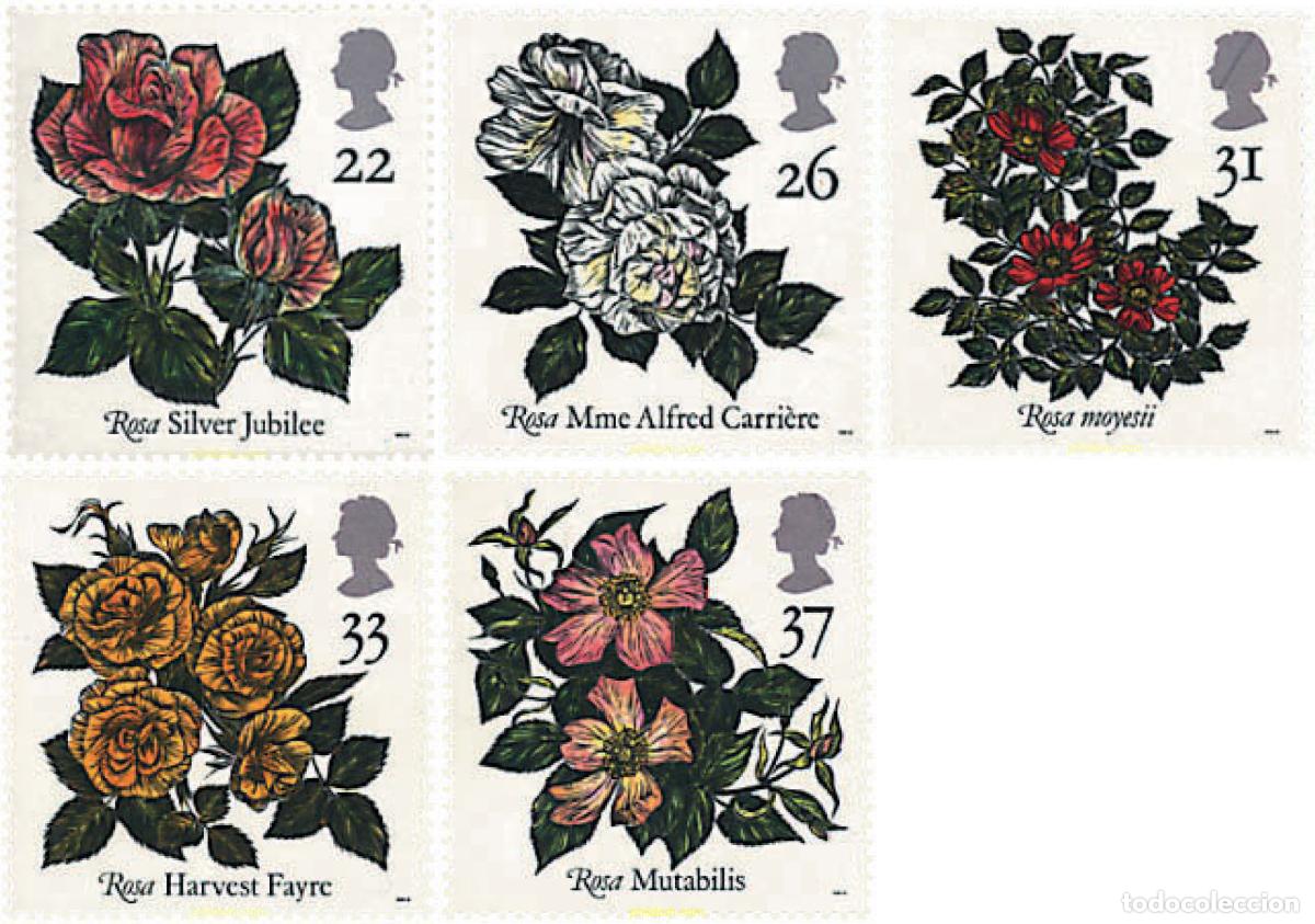 Sellos: 99046 MNH GRAN BRETA&Ntilde;A 1991 ROSAS