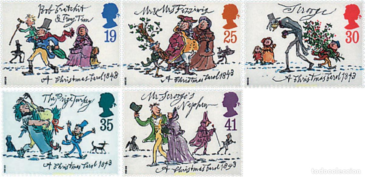 Sellos: 91238 MNH GRAN BRETA&Ntilde;A 1993 NAVIDAD