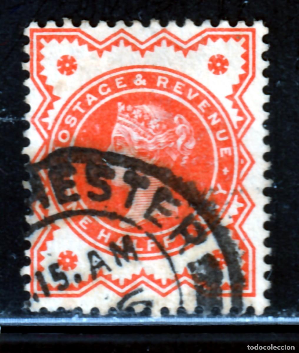 Sellos: GRAN BRETA&Ntilde;A // YVERT 91 // 1887-00 ... USADO