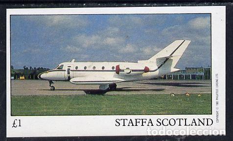 Sellos: GB LOCAL STAFFA 1982 SHEET MNH AIRPLANES PLANES AVIONES AVIACION AVIATION AVIONS FLUGZEUGE AEREI