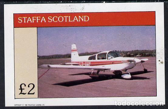 Sellos: GB LOCAL STAFFA 1982 SHEET MNH AIRPLANES PLANES AVIONES AVIACION AVIATION AVIONS FLUGZEUGE AEREI