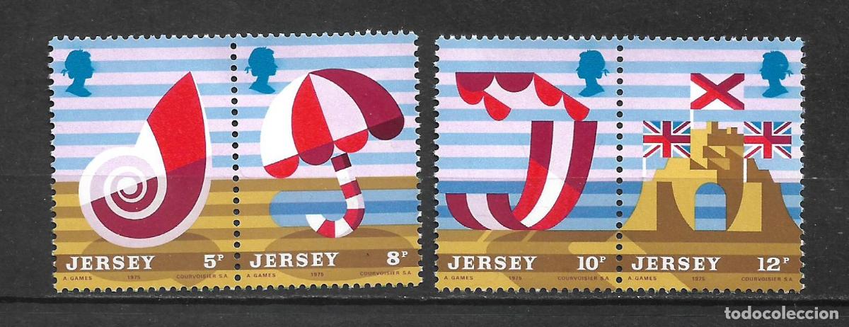 Sellos: jersey 1975 scott 124-127 ** mnh - 23/1