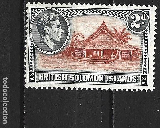 Sellos: SALOMON COLONIA BRITANCIA YVERT NUM. 61 * NUEVO CON FIJASELLOS