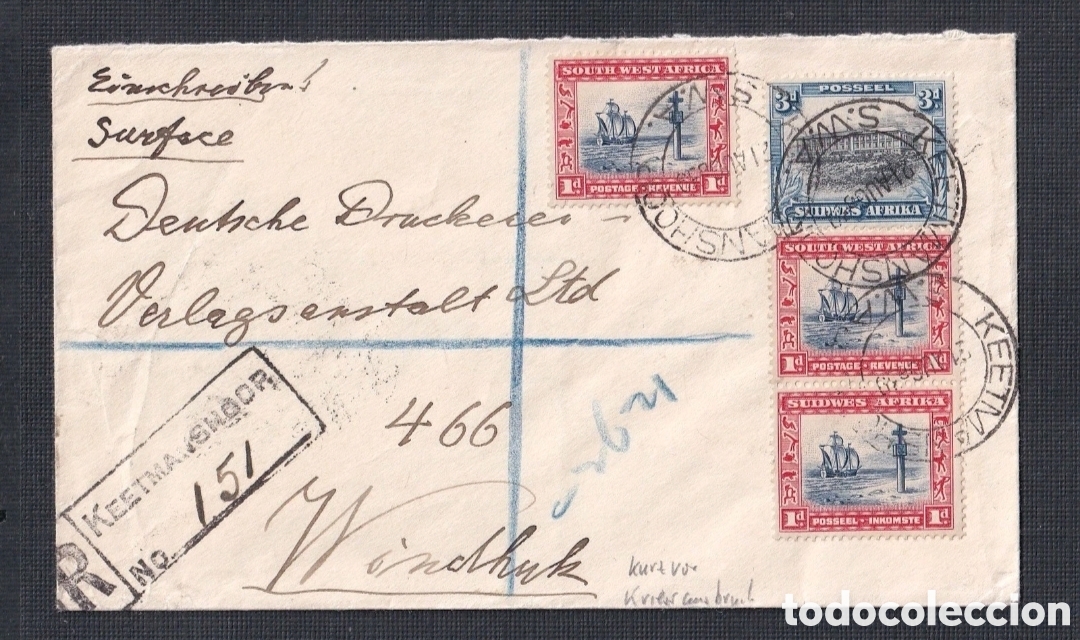 Sellos: Filatelia sellos Sureste Africa South West colonias brit&aacute;nicas 1939