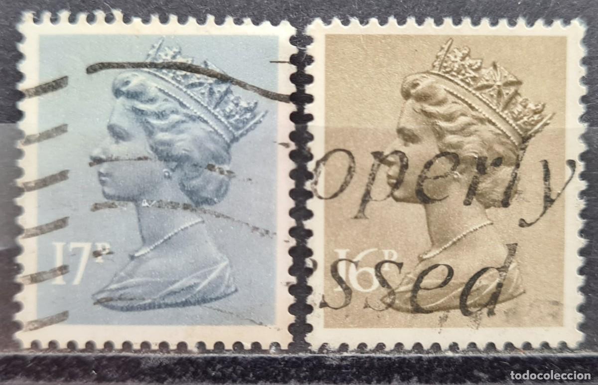 Sellos: Serie de sellos usados de Gran Breta&ntilde;a 1983: Elizabeth II