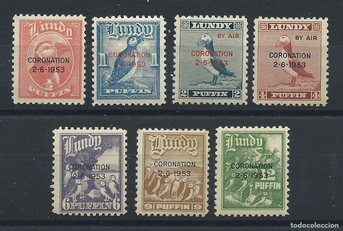 Sellos: Lundy Island - S&eacute;rie Oiseaux Neuf** (MNH) 1953 - &Eacute;mission locale