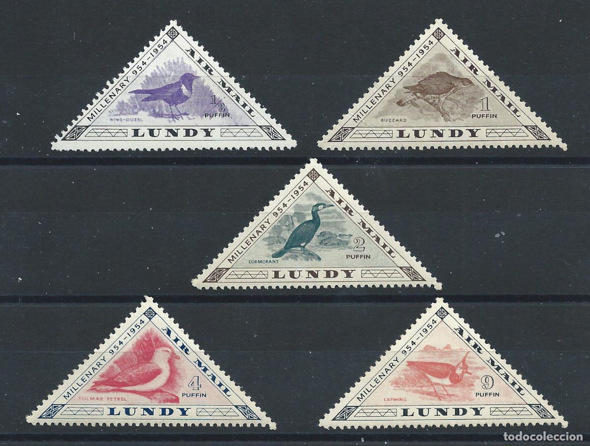 Sellos: Lundy Island - S&eacute;rie Oiseaux Neuf** (MNH) 1954 - &Eacute;mission locale