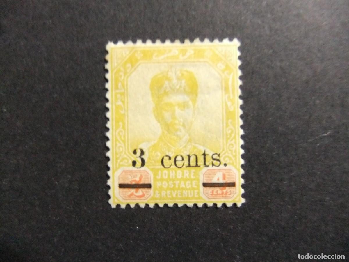 Sellos: 43 JOHORE MALAYSIA 1903 / SULTAN IBRAHIM / YVERT 36 MH