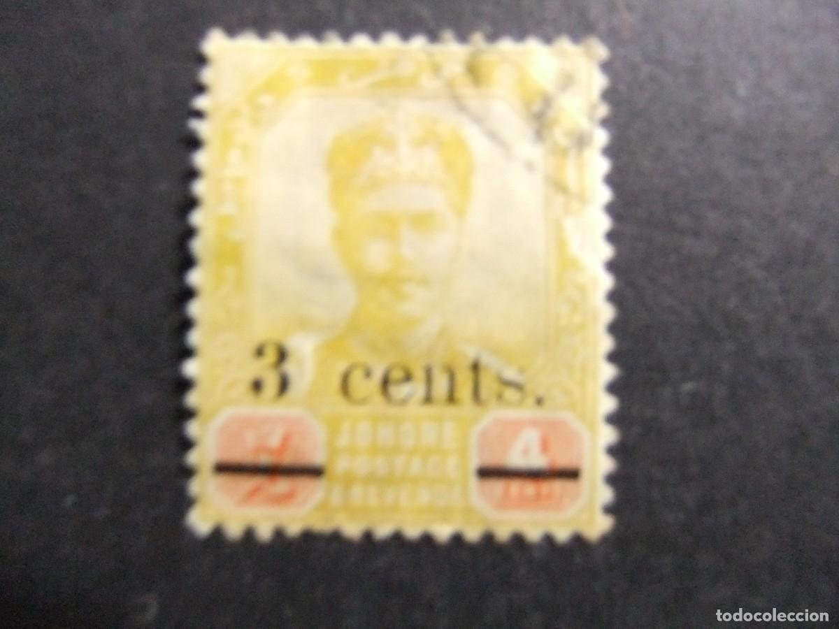 Sellos: 43 JOHORE MALAYSIA 1903 / SULTAN IBRAHIM / YVERT 36 FU