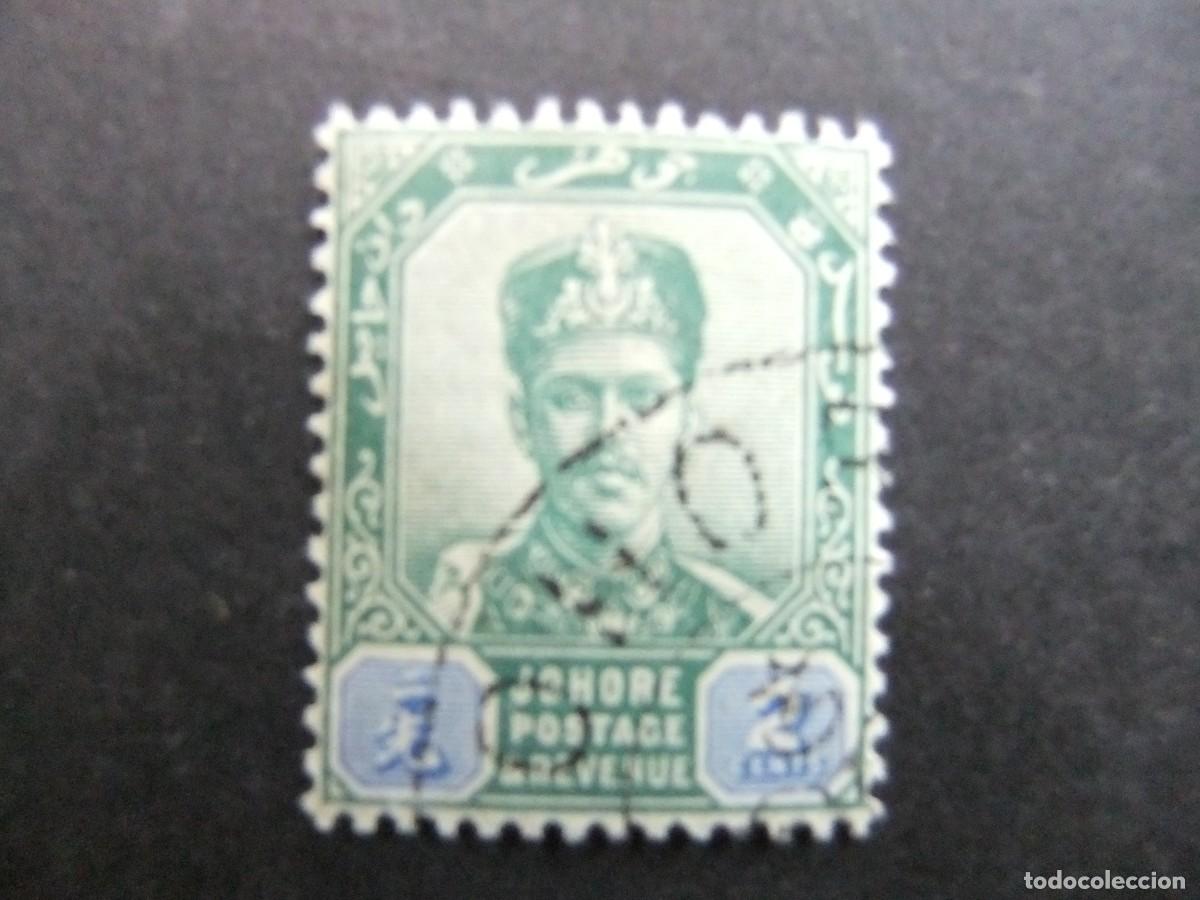Sellos: 43 JOHORE MALAYSIA 1896 1899 / SULTAN IBRAHIM / YVERT 22 FU