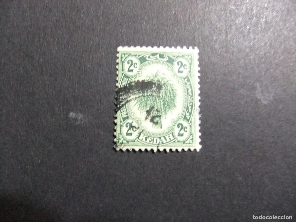 Sellos: 43 KEDAH MALAYSIA 1919 1921 / ARROZAL / YVERT 16 FU