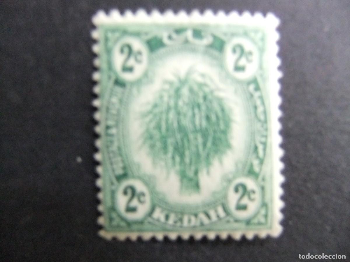 Sellos: 43 KEDAH MALAYSIA 1921 1936 / ARROZAL / YVERT 25 MNH
