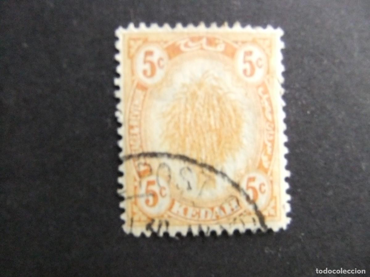 Sellos: 43 KEDAH MALAYSIA 1921 1936 / ARROZAL / YVERT 30 FU