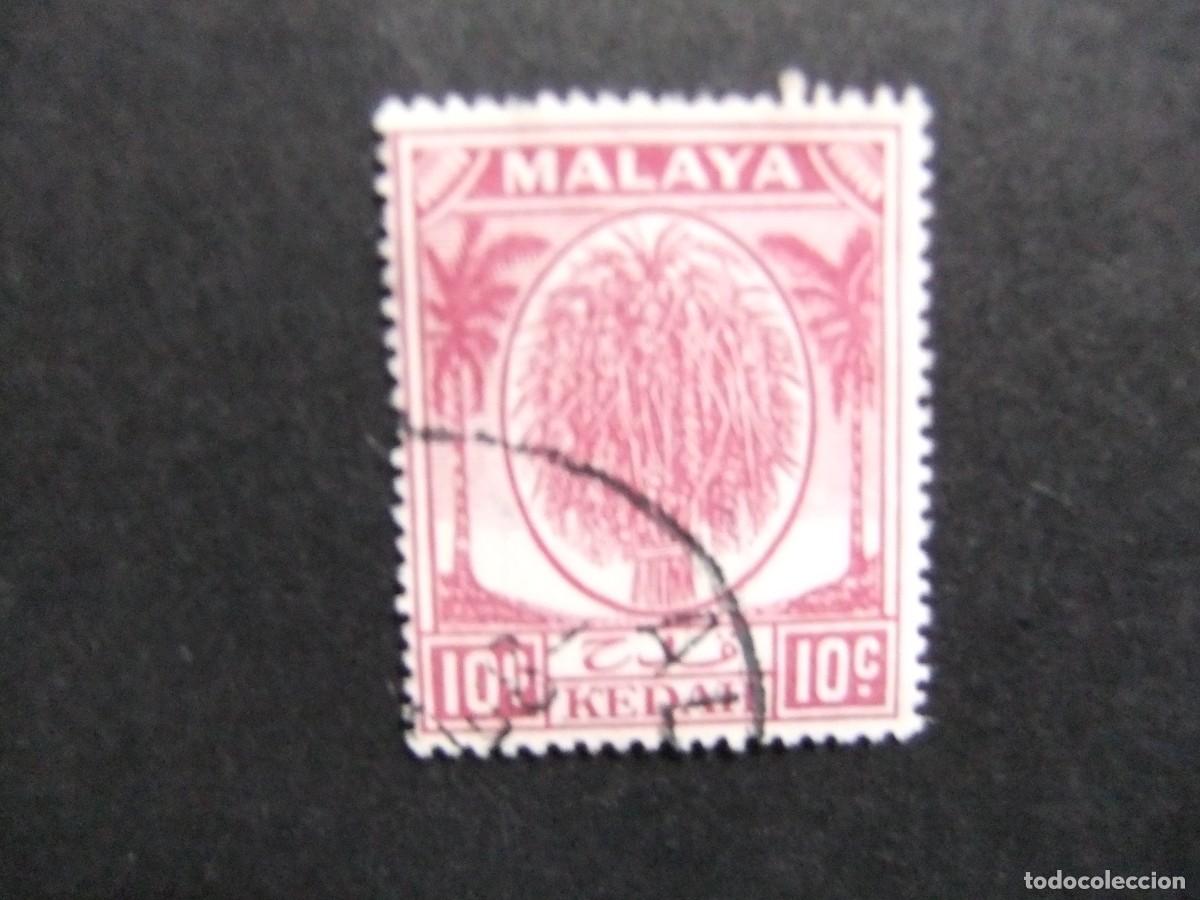 Sellos: 43 KEDAH MALAYSIA 1950 1955 / ARROZAL / YVERT 76 FU