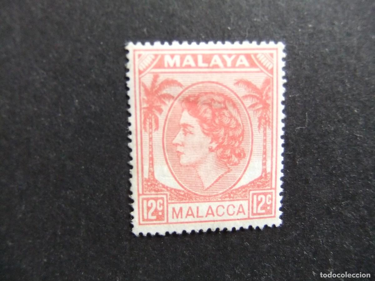 Sellos: 43 KELANTAN MALAYSIA 1954 1955 / REINA ISABEL II - QUEEN ELIZABETH II / YVERT 267 MH