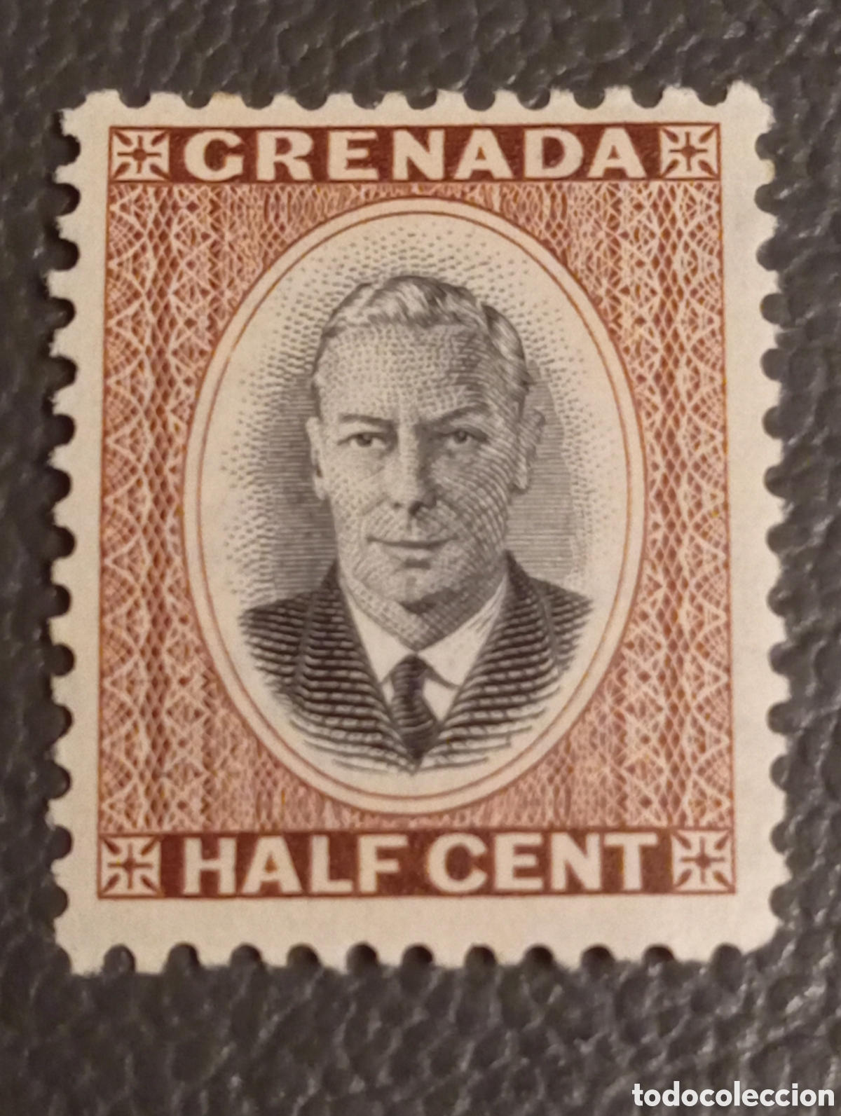 Sellos: Sello Granada 1951 - Rey Jorge VI - Half Cent - Cat&aacute;logo SG 172 / Scott 152 - MH