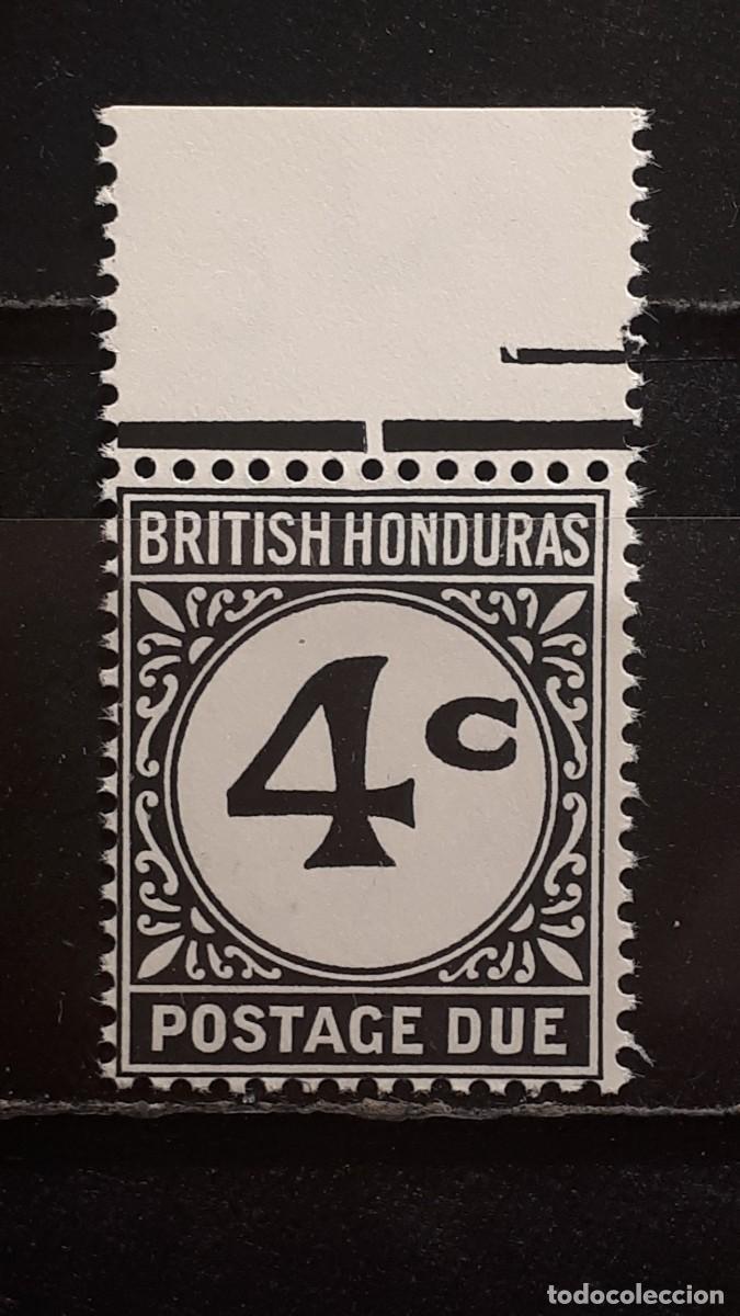 Sellos: HONDURAS BRITANICA .**. A&ntilde;o 1965. YVERT TASAS 4
