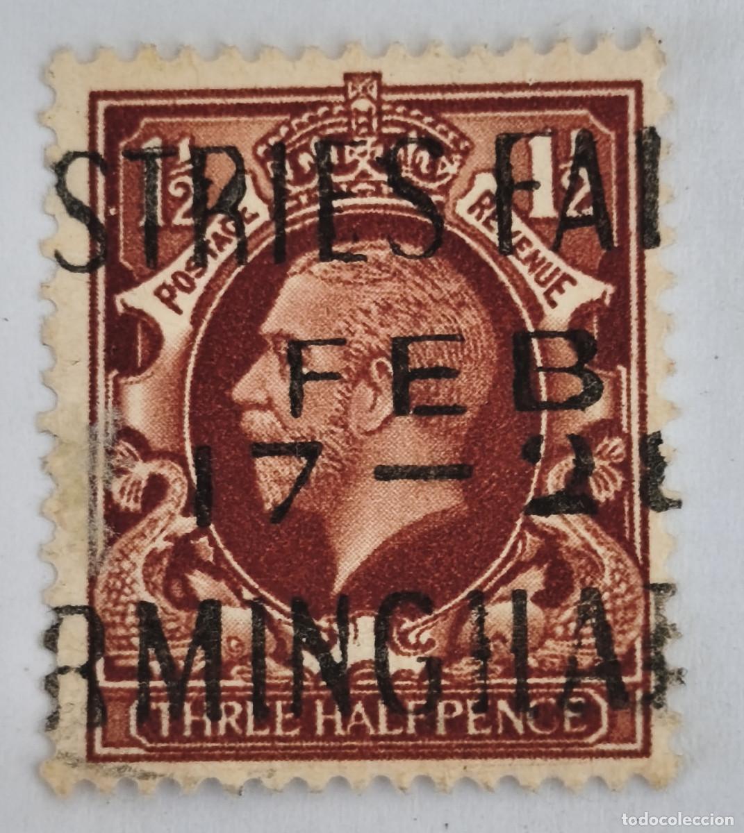 Sellos: USADOS GB 1912 - 13 - Rey Jorge VI 1 1/2 - Yvert 141