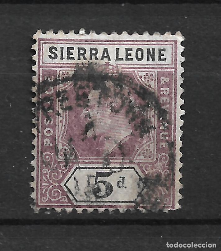 Sellos: gran breta&ntilde;a sierra leona 1904 scott 84 usado 30&euro;- 18/5