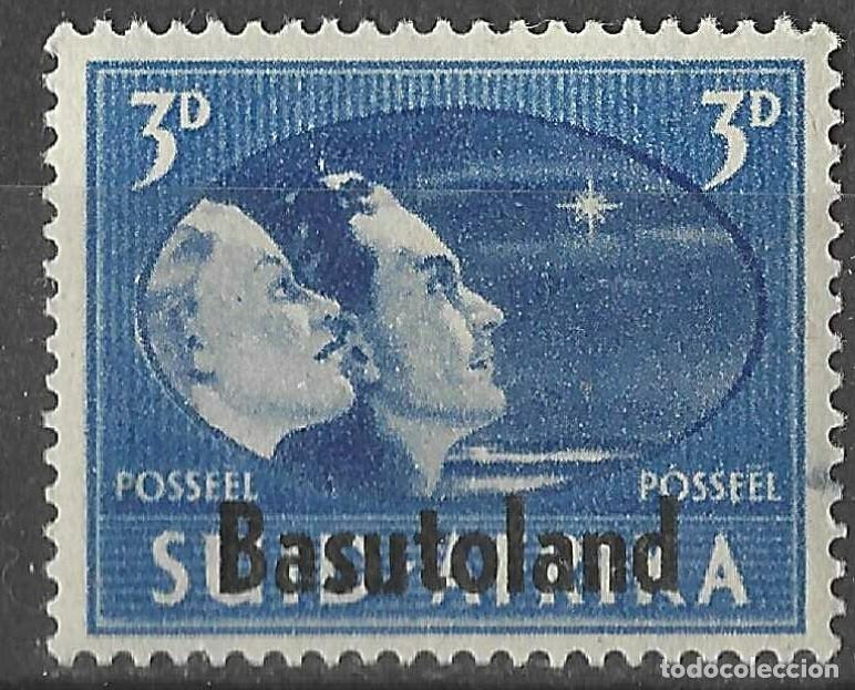Sellos: BASUTOLAND/1945/MH/SC#31b/SOUTH AFRICA SOBREIMPRESO EN INGLES / 3p