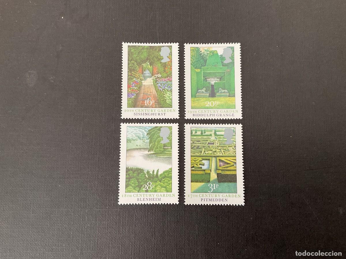 Sellos: GRAN BRETA&Ntilde;A N&ordm; YVERT 1100/3*** A&Ntilde;O 1983. JARDINES BRITANICOS
