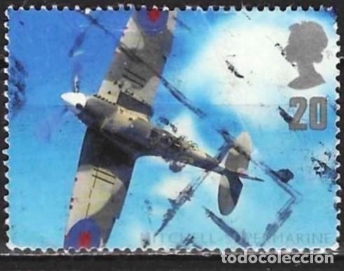 Sellos: Gran Breta&ntilde;a 1997 - Mi 1696 IA - YT 1967 - Avi&oacute;n Spitfire MkIIA