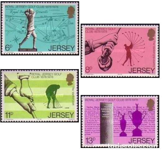Sellos: Jersey 1978, SW167/68 &rdquo;Real Club de Golf de Jersey&rdquo;./ Nuevos, sin charnela, MNH.