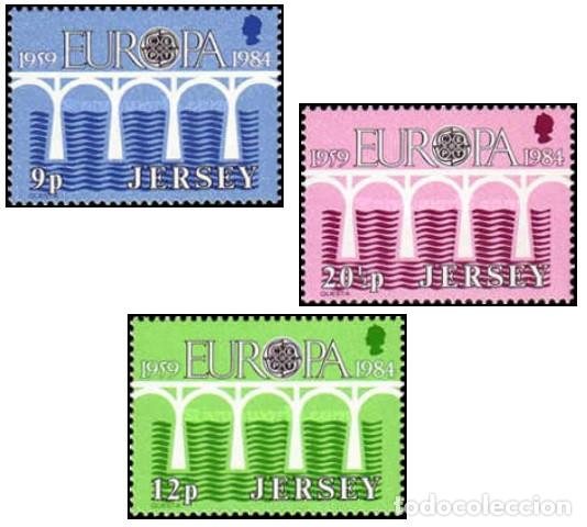 Sellos: Jersey 1984, SW314/16 &rdquo;Europa: Puente&rdquo;./ Nuevos, sin charnela, MNH.