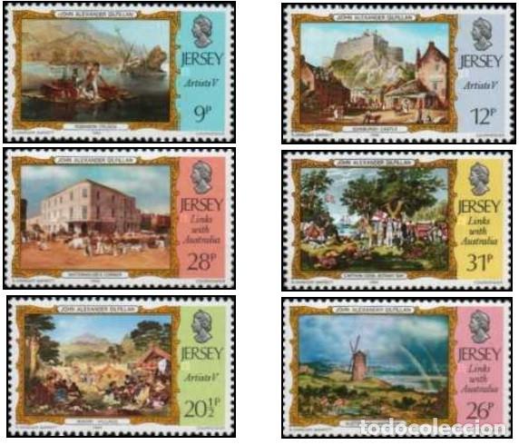 Sellos: Jersey 1984, SW328/33 &rdquo; Lazos de Uni&oacute;n con Australia. &rdquo;./ Nuevos, sin charnela, MNH.