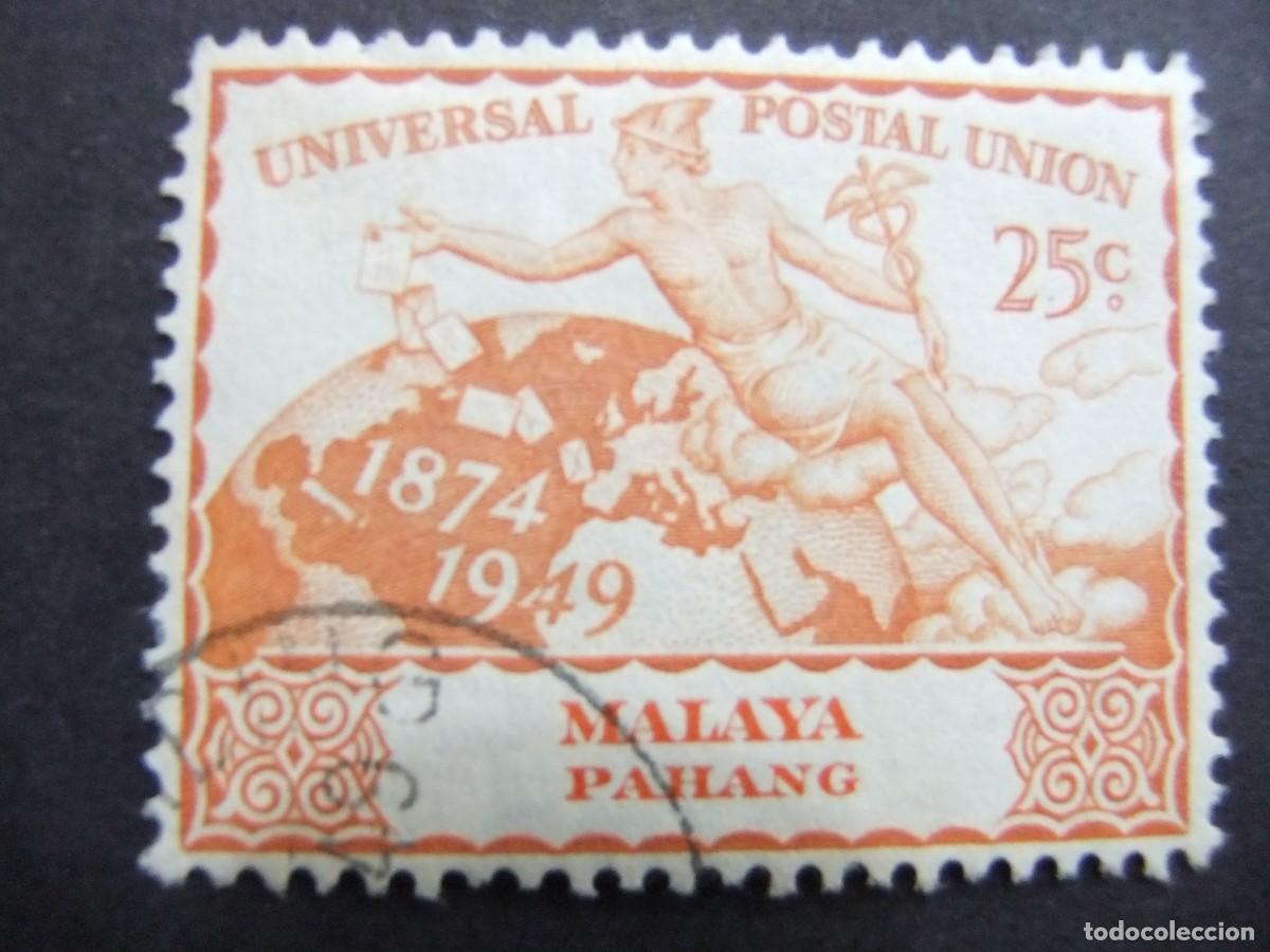 Sellos: 43 PAHANG 1949 / 75 ANIVERSARIO U.P,U. / YVERT 39 FU