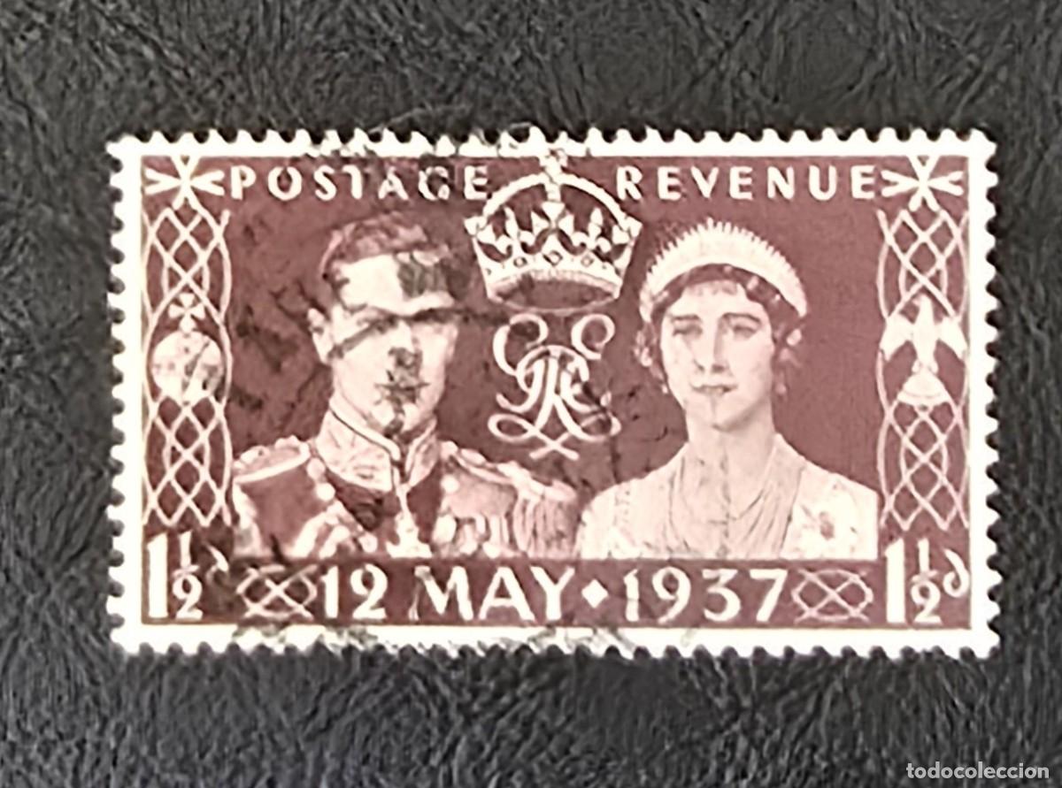 Sellos: coronaci&oacute;n del Rey Jorge VI y la Reina Isabel en 1937
