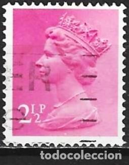 Sellos: Gran Breta&ntilde;a 1975 - Mi 565.12.1 - YT 609 - Reina Isabel II