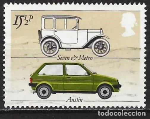 Sellos: Gran Breta&ntilde;a 1982 - Mi 929 - YT 1058 - Coches Austin : Tipos Seeven & Metro