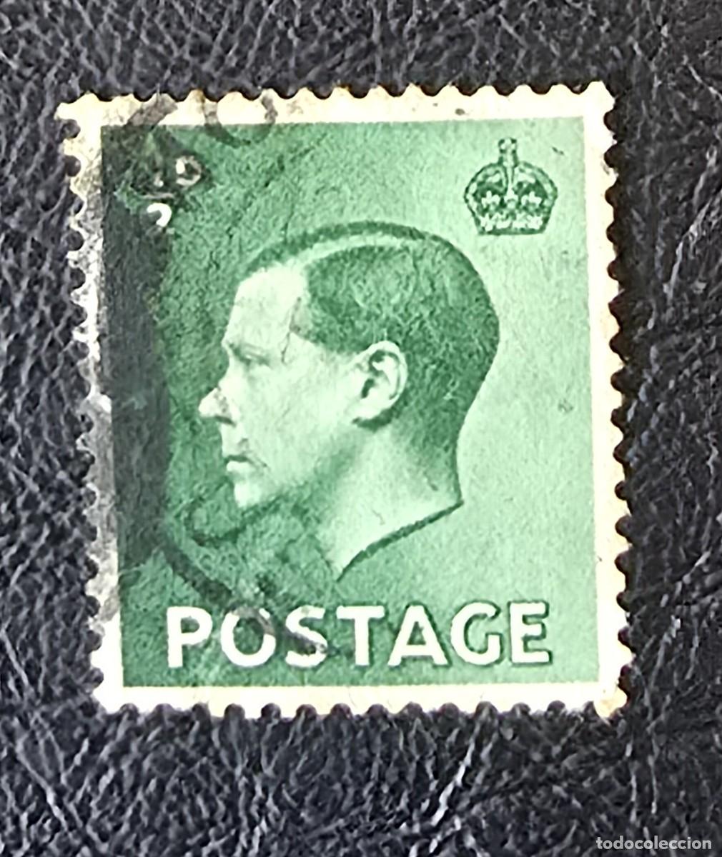 Sellos: Sello usado de Gran Breta&ntilde;a 1936 Rey Eduardo VIII