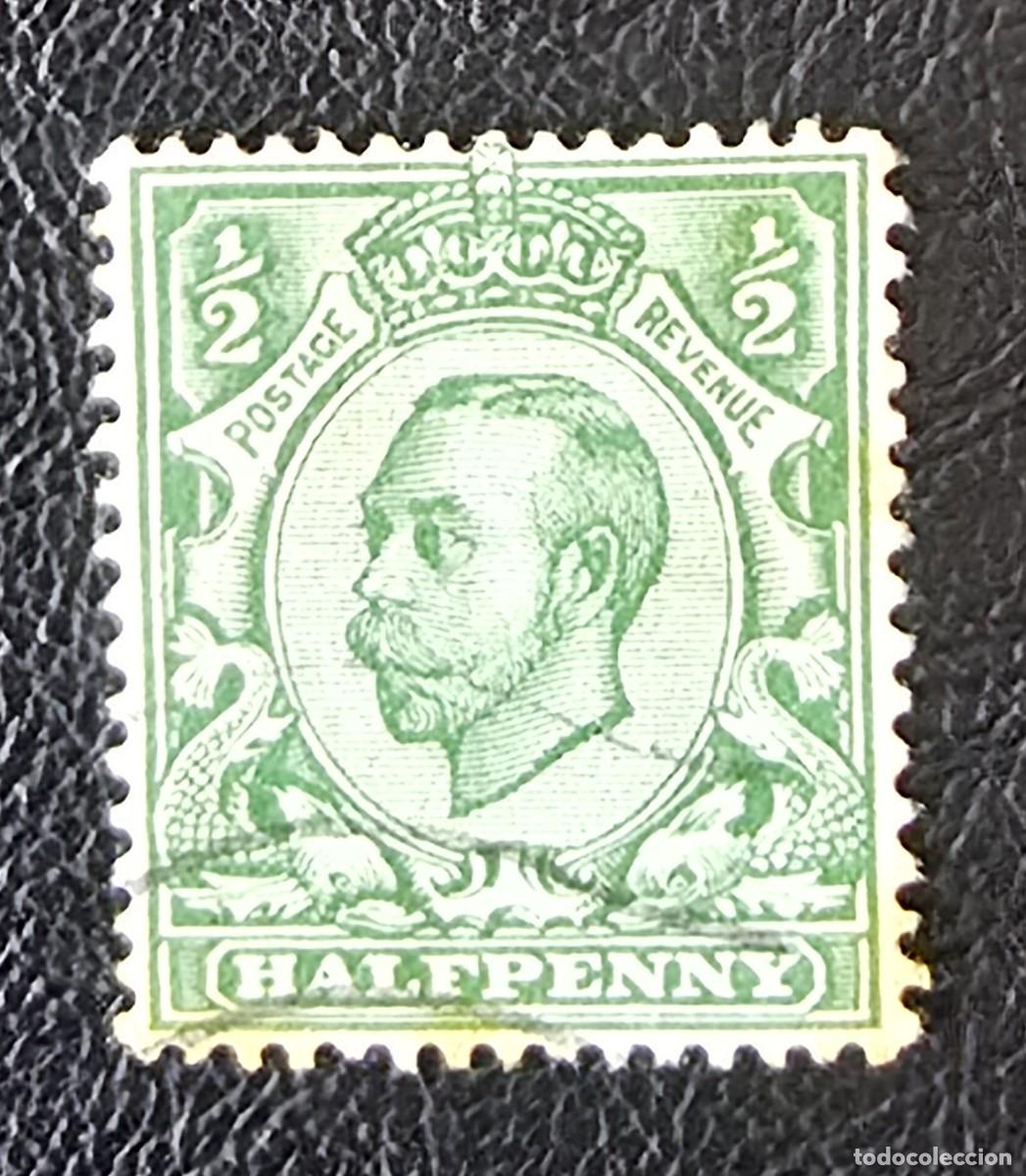 Sellos: Sello usado de Gran Breta&ntilde;a 1912